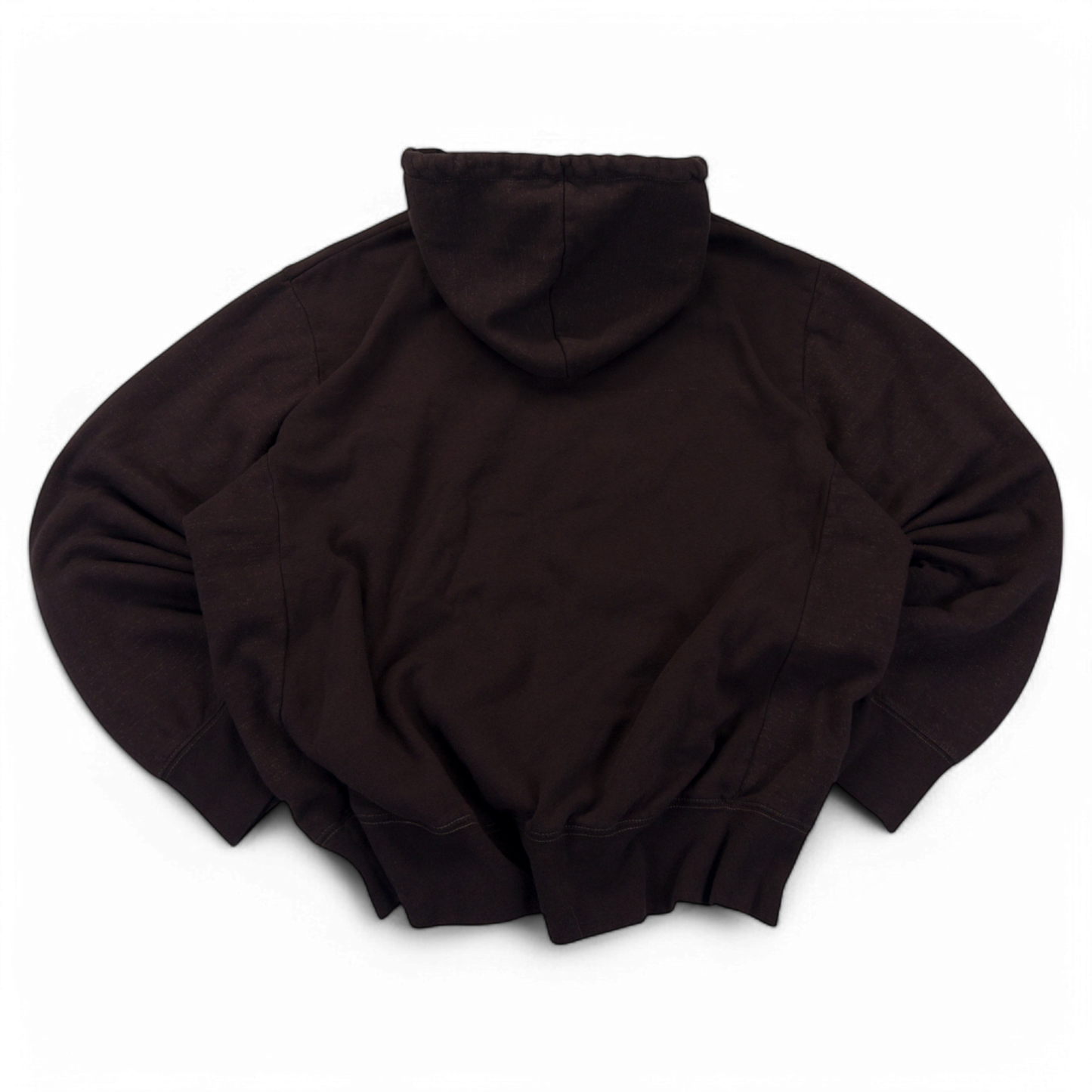 Vintage Nike Pocket Swoosh Hoodie Tonal Dark Brown Size XL
