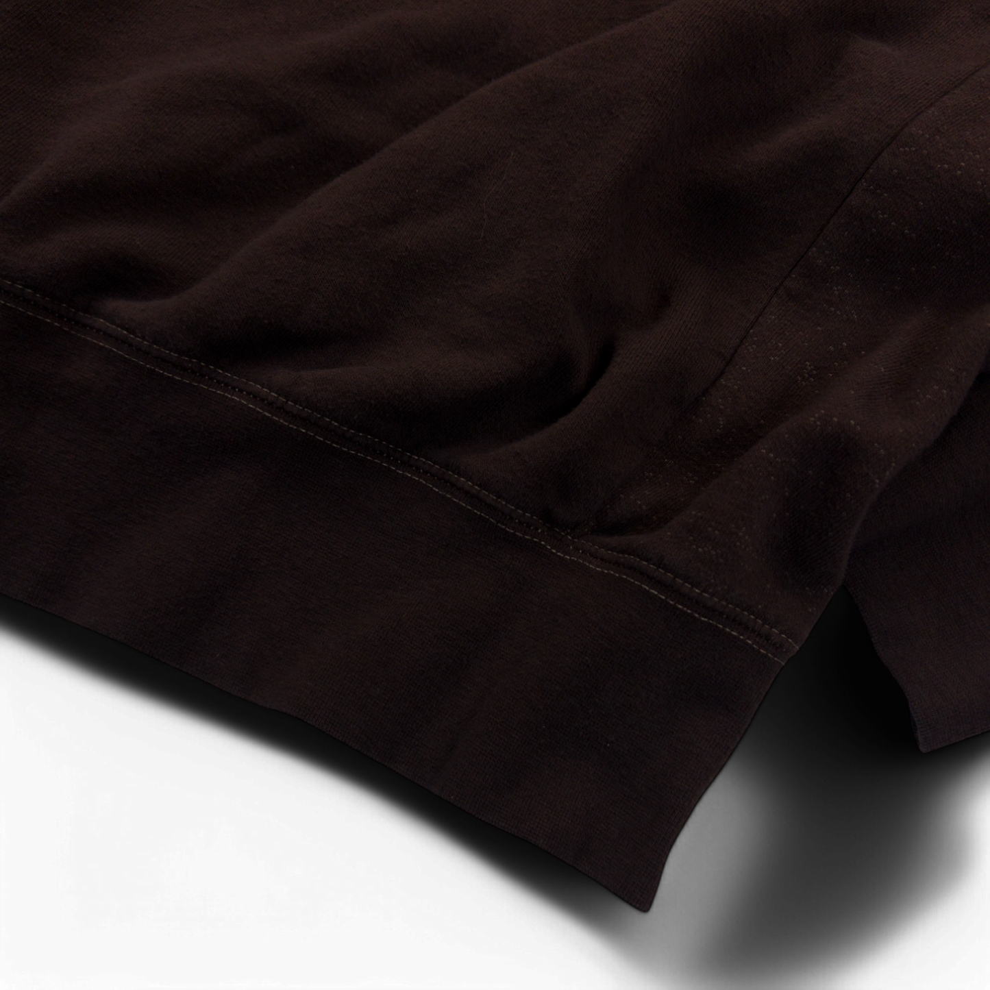 Vintage Nike Pocket Swoosh Hoodie Tonal Dark Brown Size XL