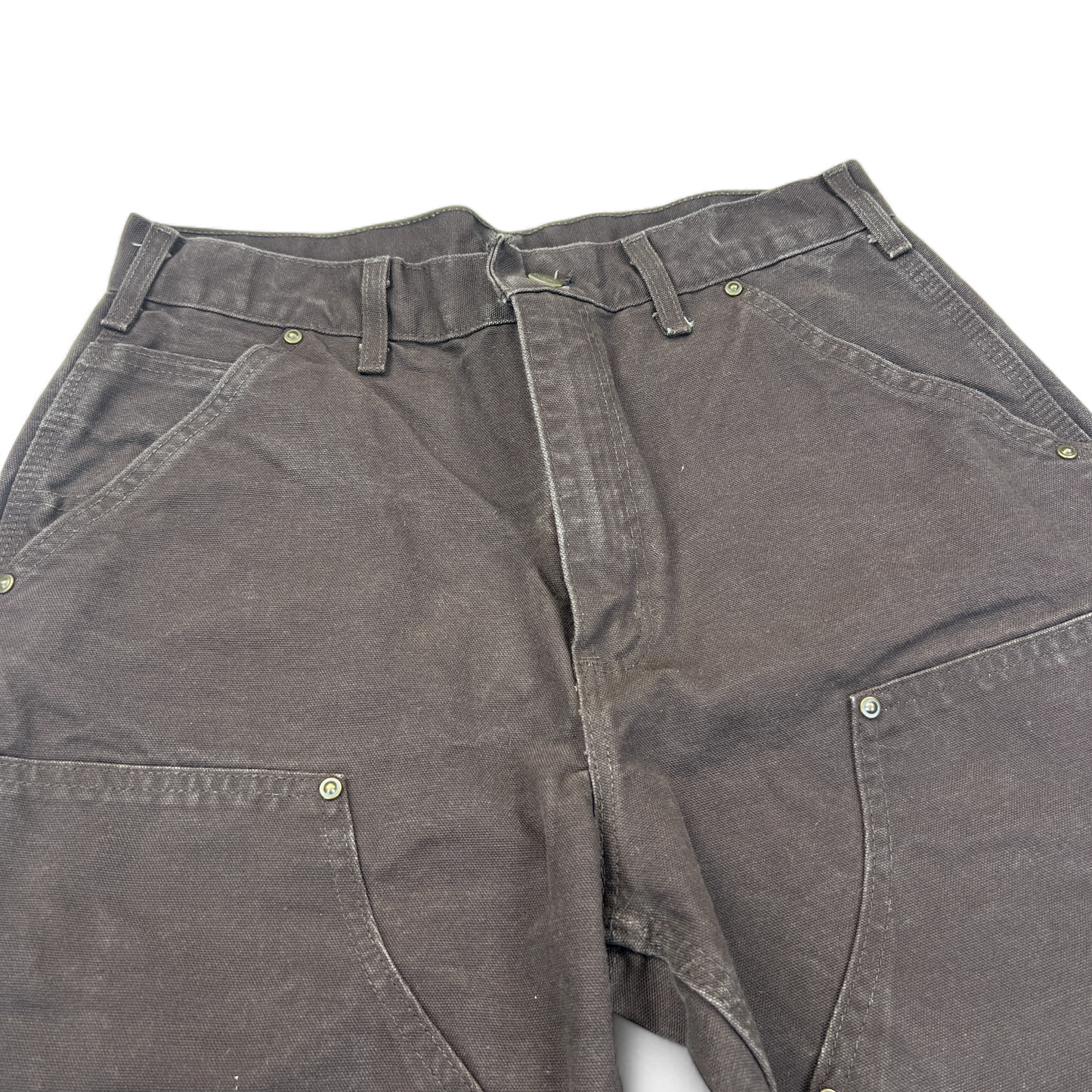 Vintage Carhartt Double Knees Dark Brown 32 x 34