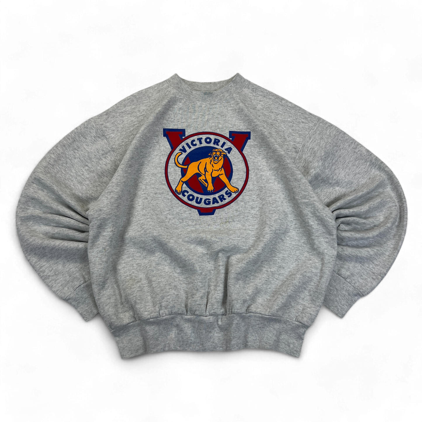 Vintage 1990's Victoria Cougars Crewneck Size XL