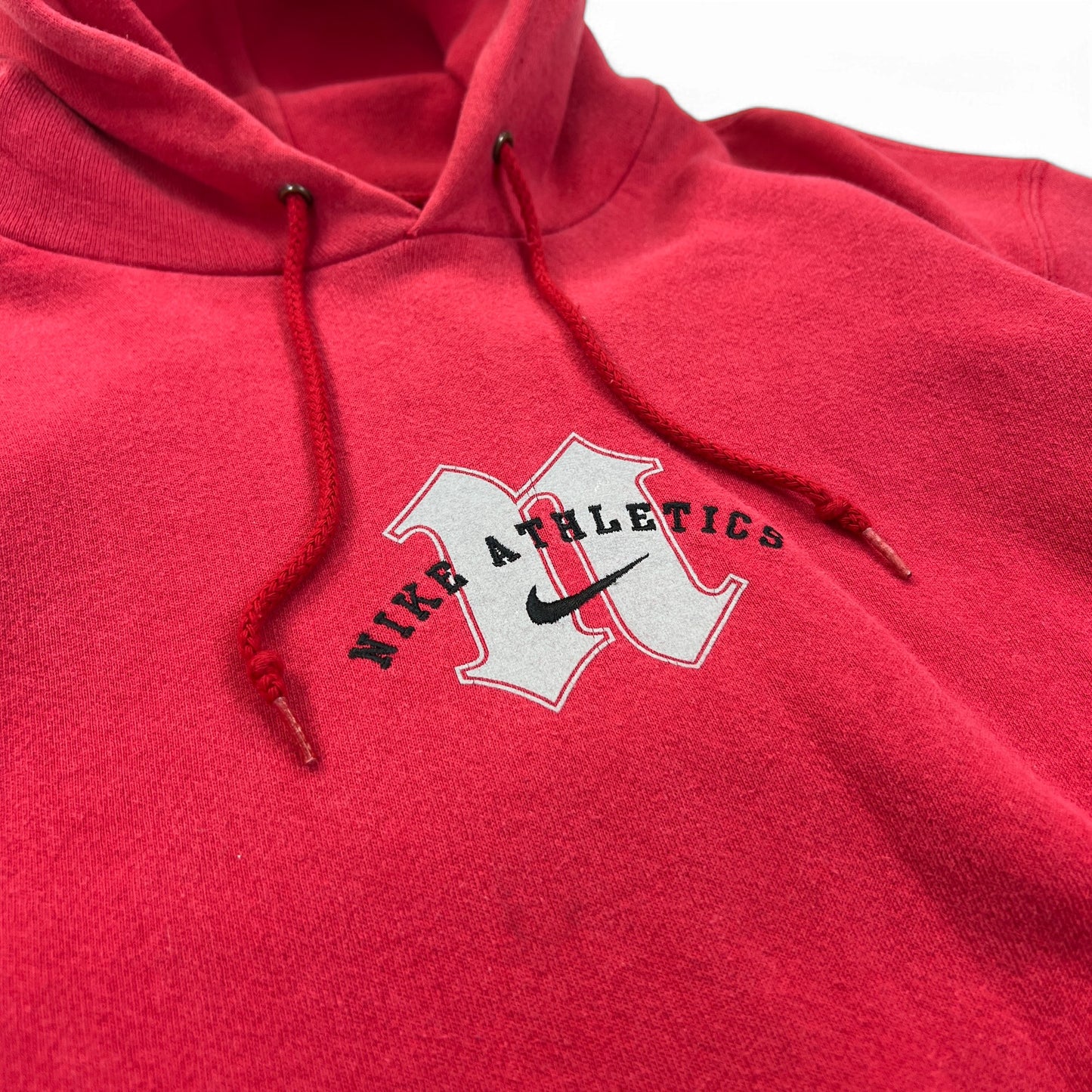 Vintage 1990's Nike Hoodie Red Size XL