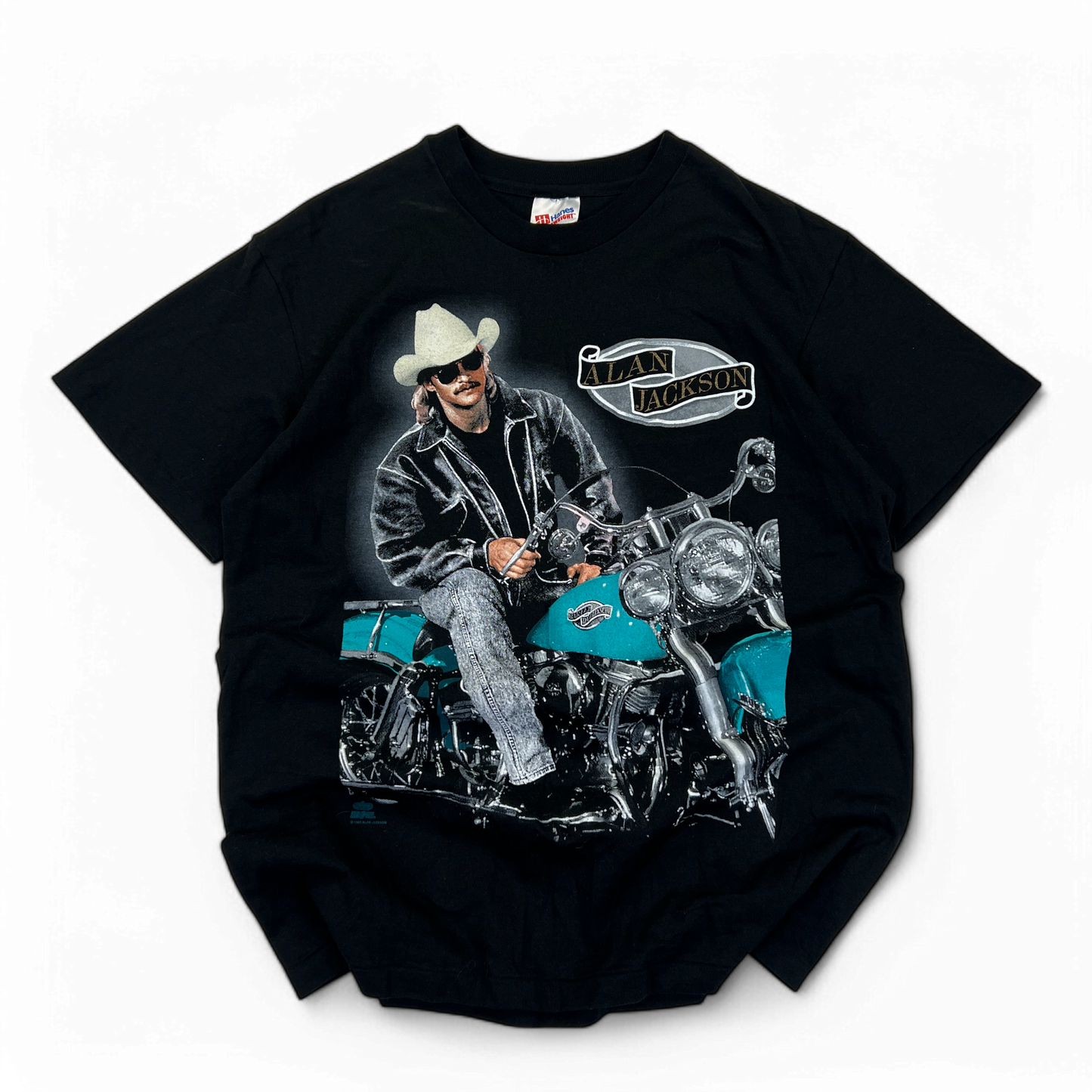 Vintage 1991 Alan Jackson T-shirt Size Large (Deadstock Condition)