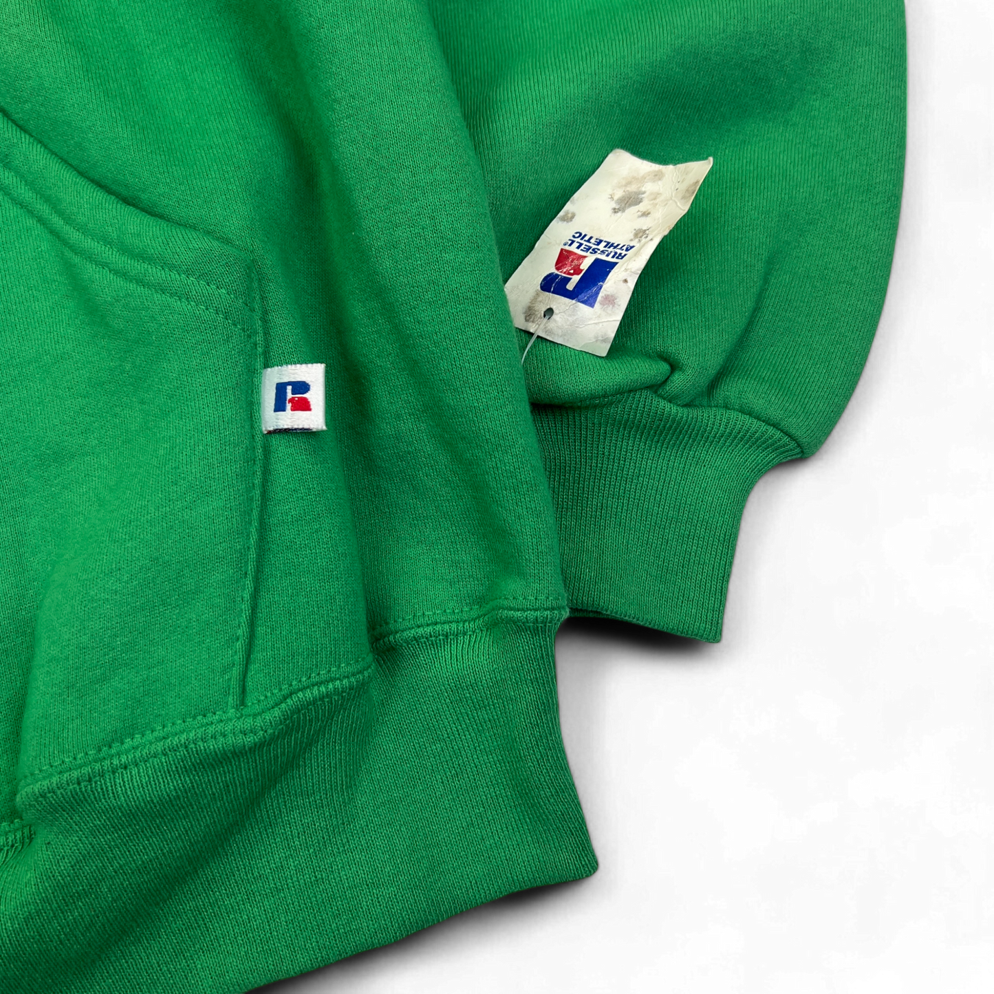 Vintage 1990's Russell Athletic Hoodie Green Size Large (Deadstock BNWT)