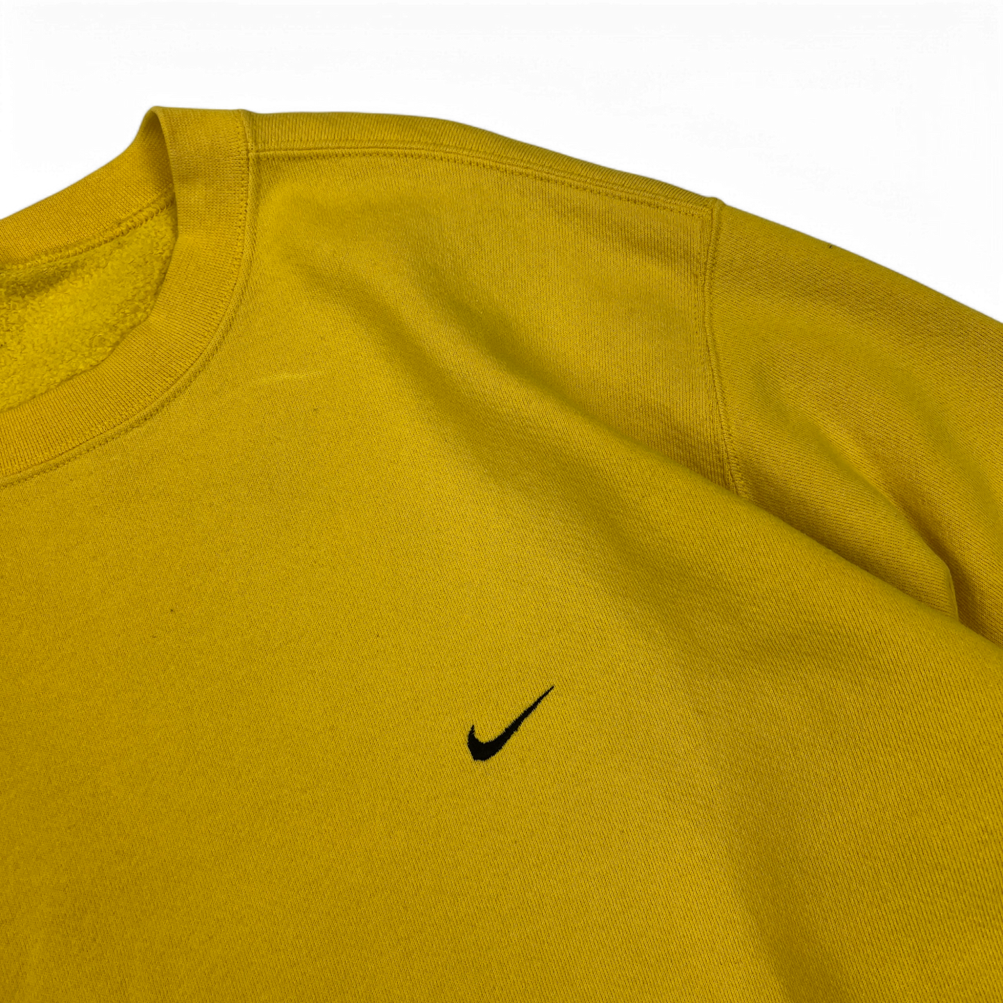 Vintage 2000's Nike Crewneck Sweatshirt Yellow Size XL