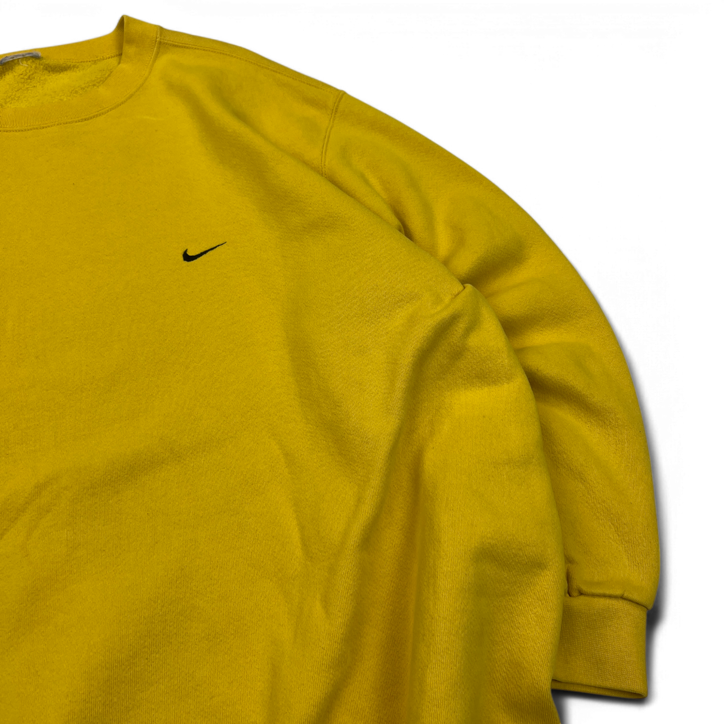 Vintage 2000's Nike Crewneck Sweatshirt Yellow Size XL