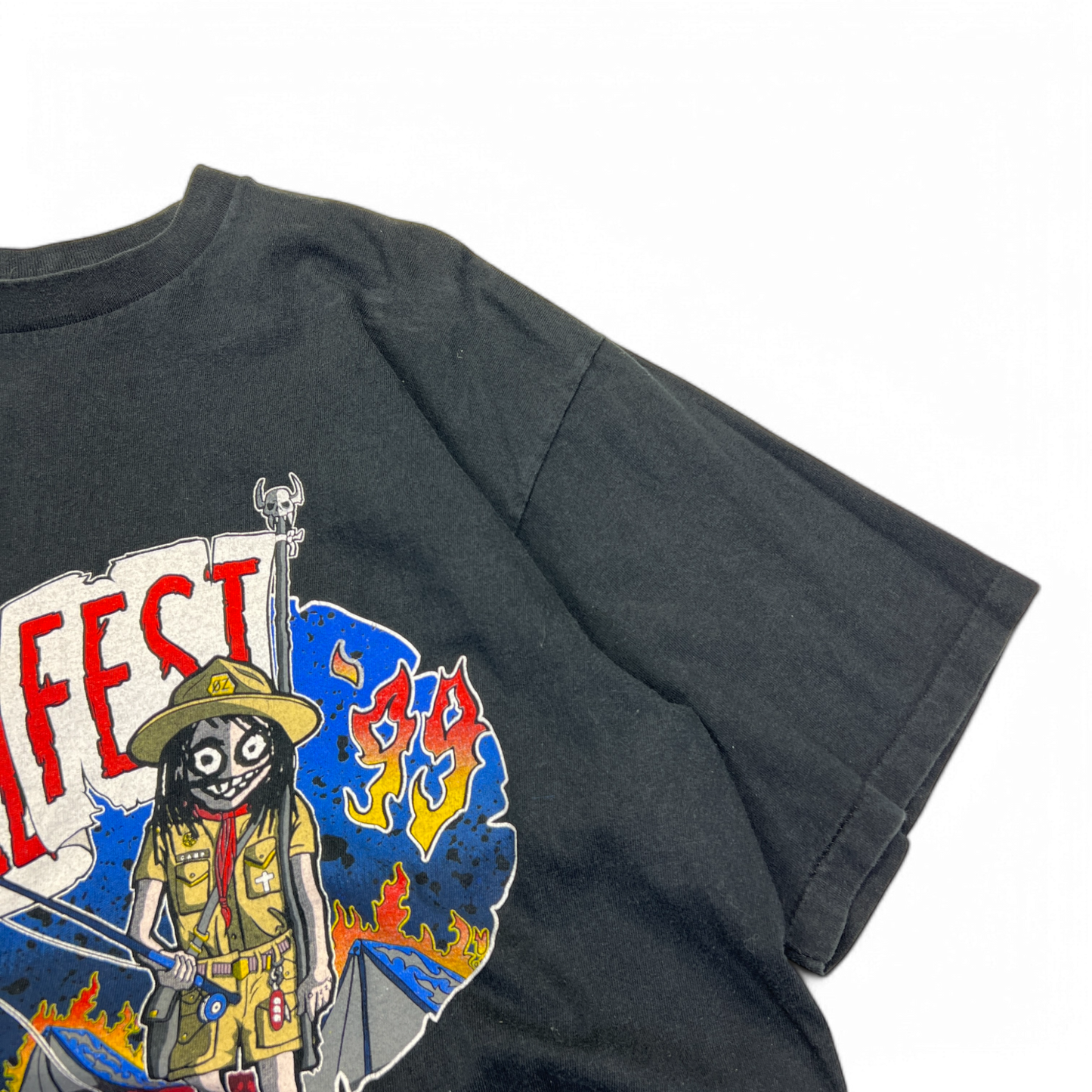 Vintage 1999 Ozzfest T-shirt Size XL (Slipknot Debut)
