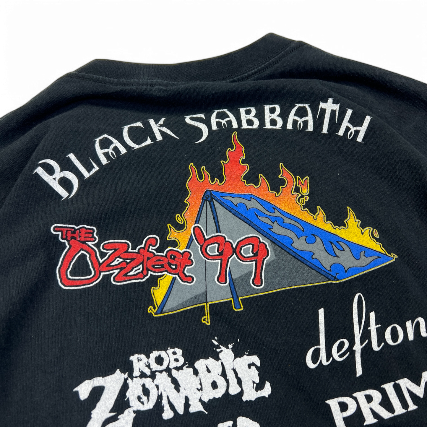 Vintage 1999 Ozzfest T-shirt Size XL (Slipknot Debut)