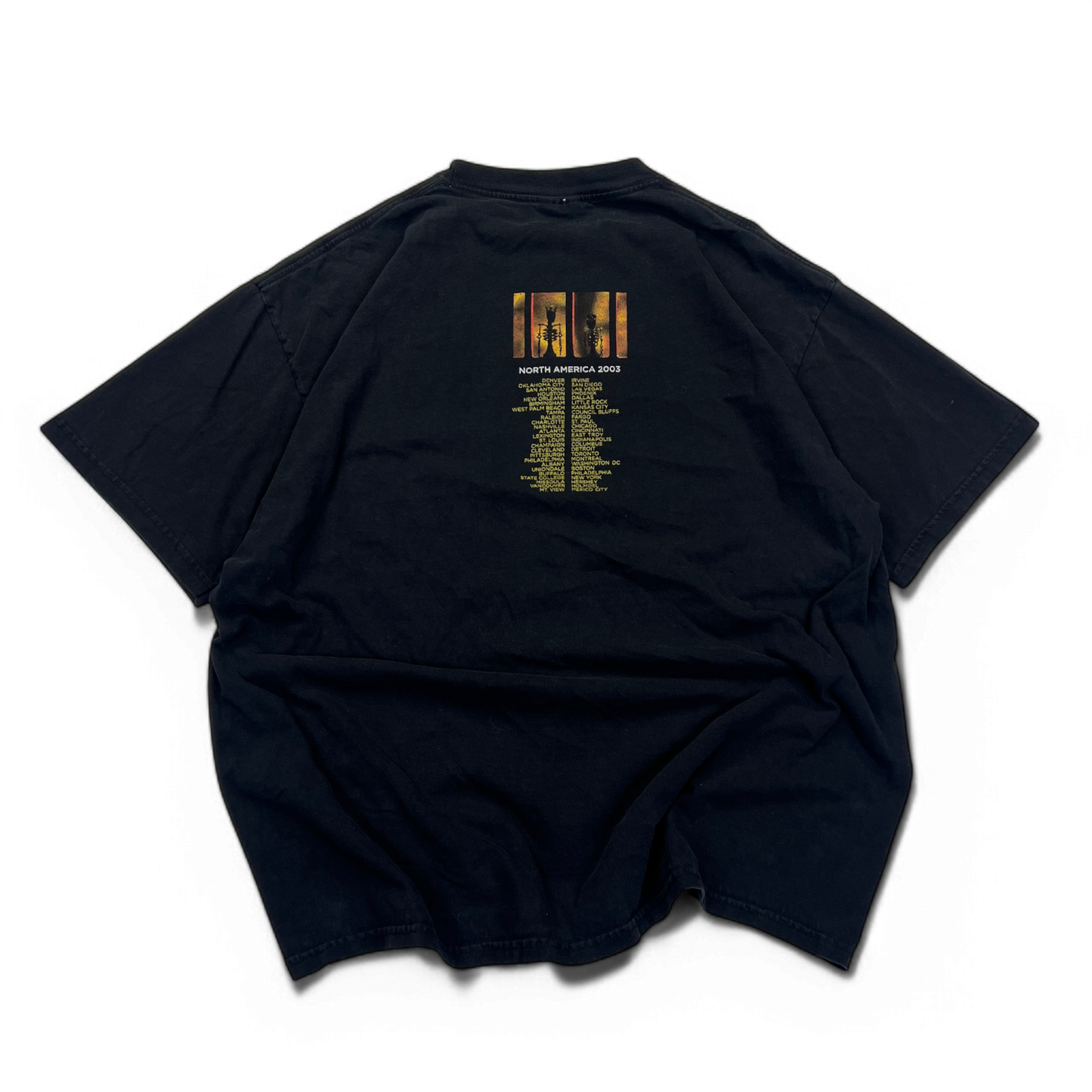Vintage 2003 Pearl Jam Riot Act Tour T-shirt Size XL