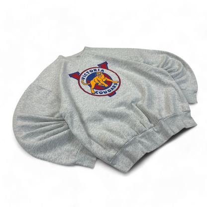Vintage 1990's Victoria Cougars Crewneck Size XL