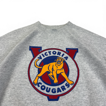Vintage 1990's Victoria Cougars Crewneck Size XL