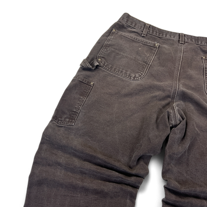 Vintage Carhartt Double Knees Dark Brown 38 x 30