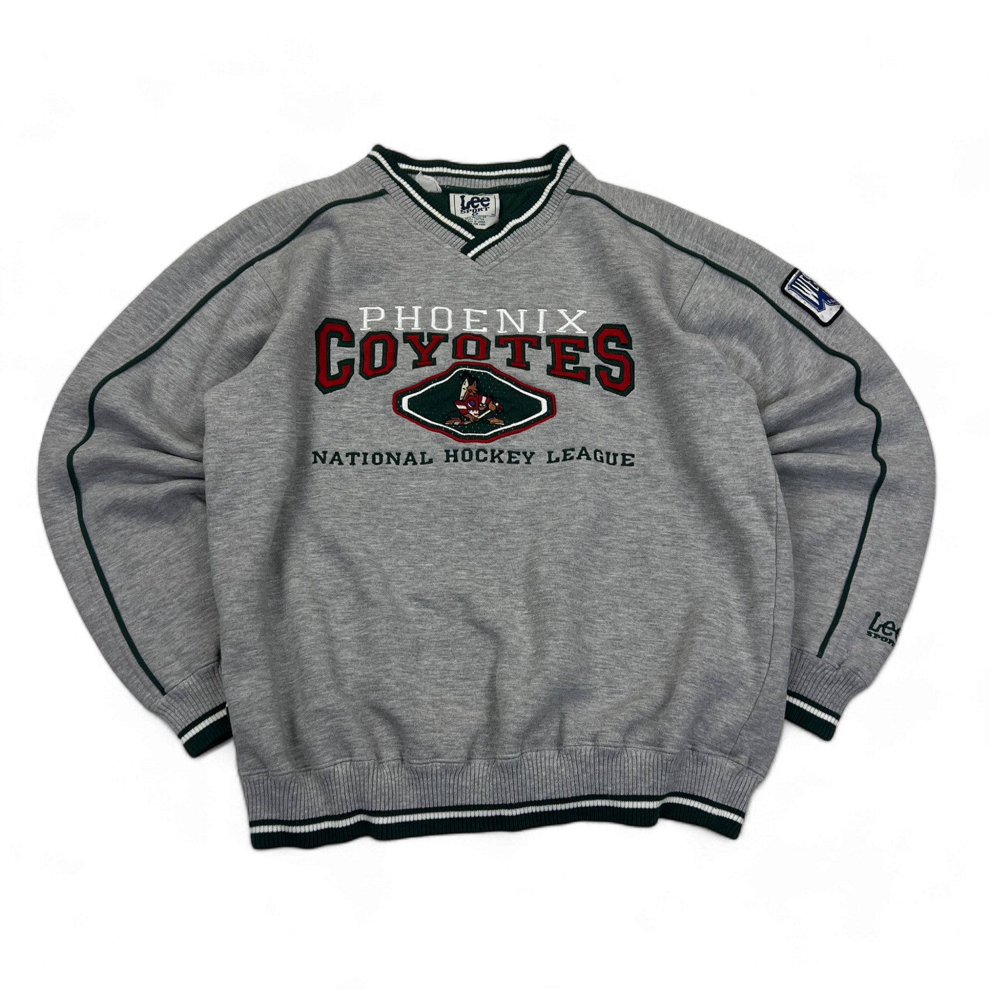 Vintage 1990's Phoenix Coyotes Crewneck Sweatshirt Grey Size Vintage 1990's Phoenix Coyotes Crewneck Sweatshirt Grey Size