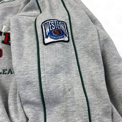 Vintage 1990's Phoenix Coyotes Crewneck Sweatshirt Grey Size Medium/Large