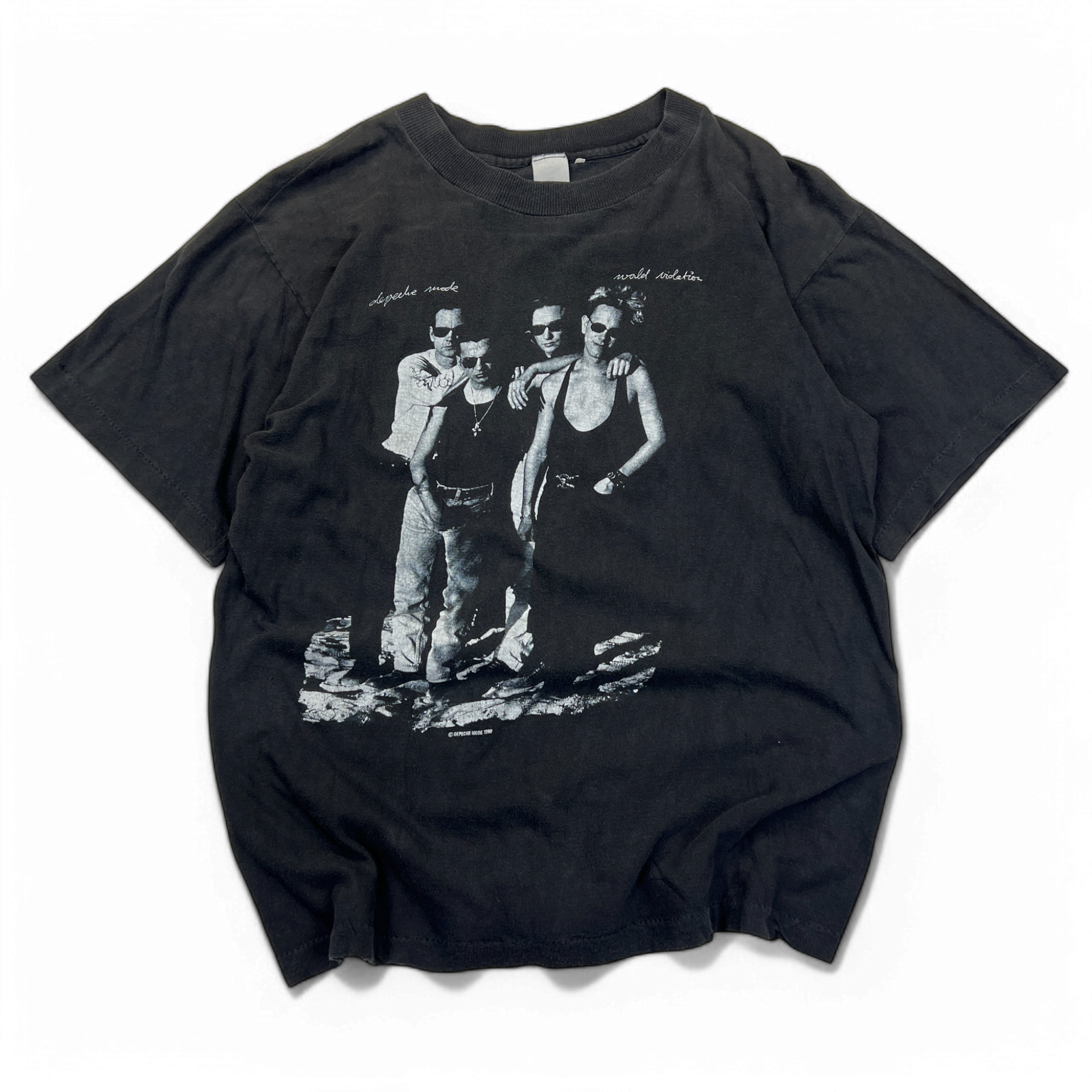 DEPECHE MODE 1990ツアーTシャツ　当時もの Vintage 1990 Depeche Mode Violator Tour T-shirt Size Medium – Vipe