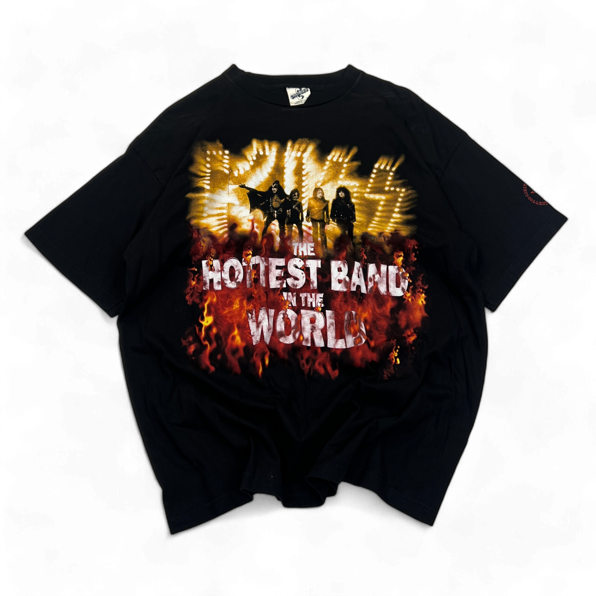 Vintage 2000 Kiss Hottest Band in the World T-shirt Size XL