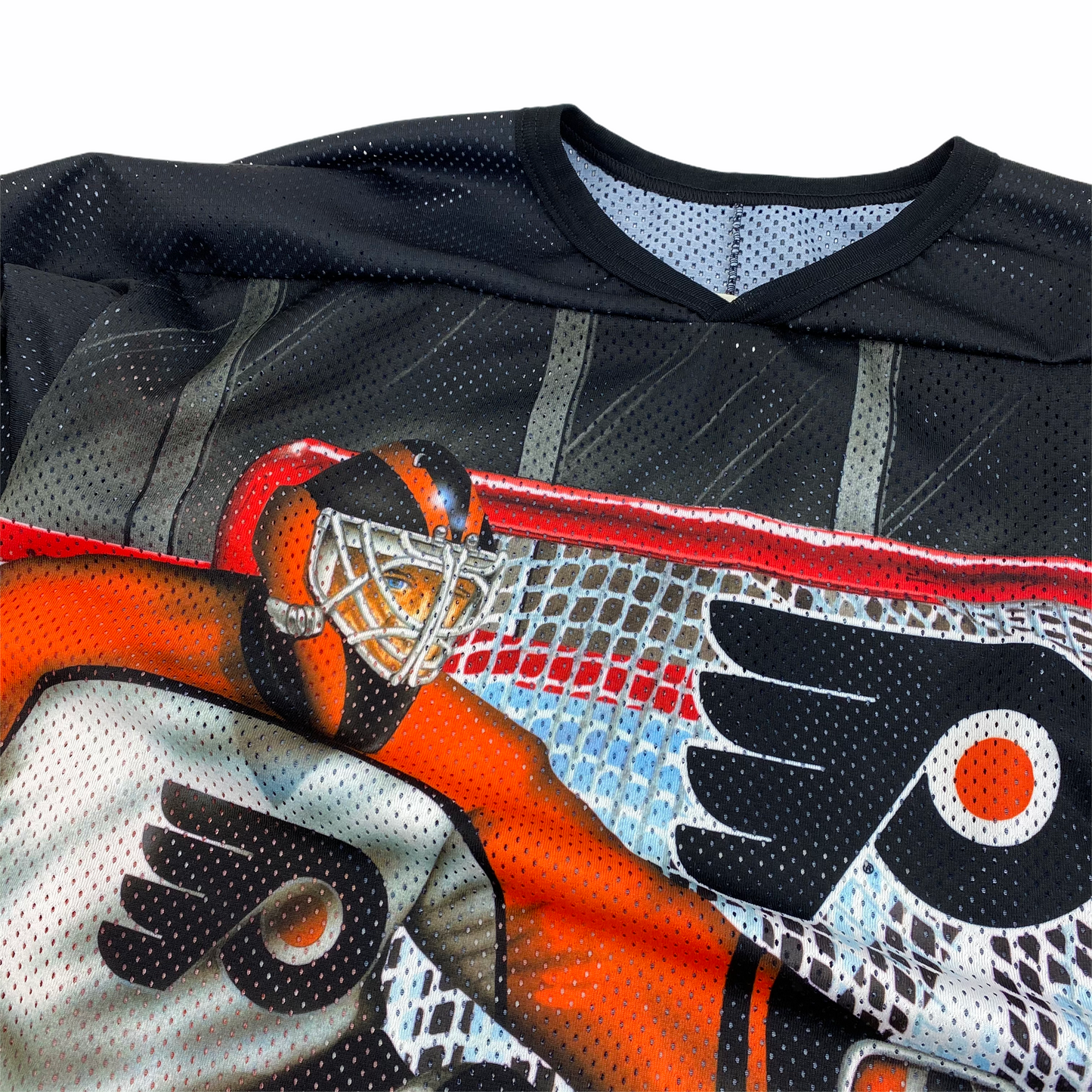 90's Vintage Philadelphia Flyers CCM All Over Print Jersey XL
