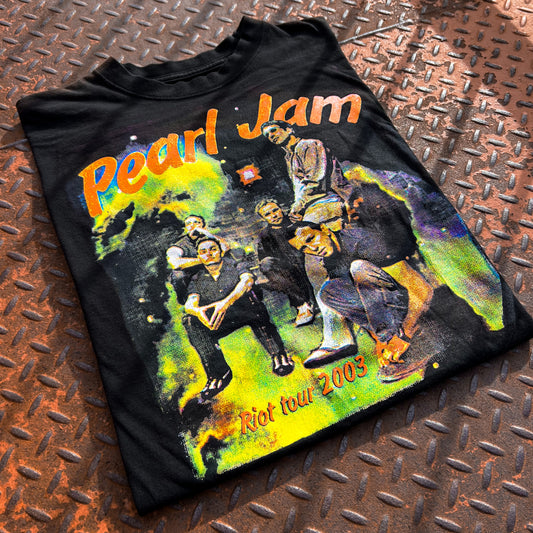 ‘03 Vintage Pearl Jam ‘Riot Tour’ Bootleg XL